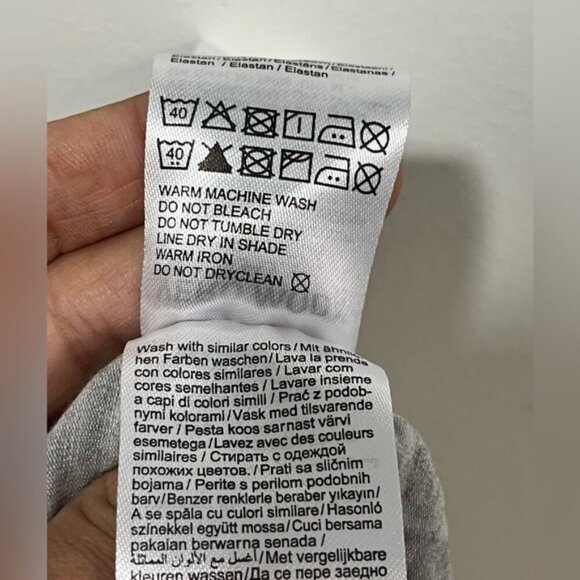 AWARE by Vero Moda Grey Ruched Jersey Skirt - Size M - Picture 4 of 11